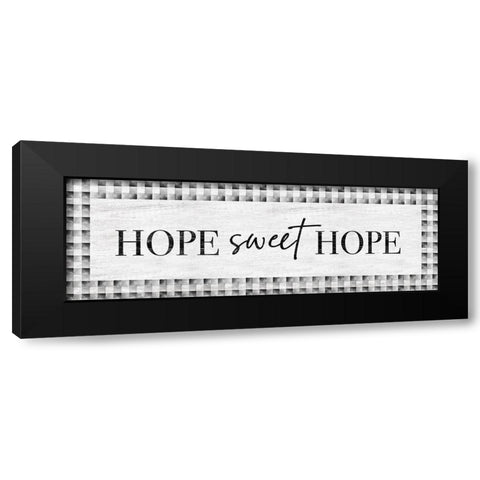 Hope Sweet Hope Black Modern Wood Framed Art Print with Double Matting by Carpentieri, Natalie