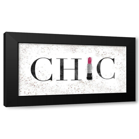 Chic Black Modern Wood Framed Art Print with Double Matting by Carpentieri, Natalie
