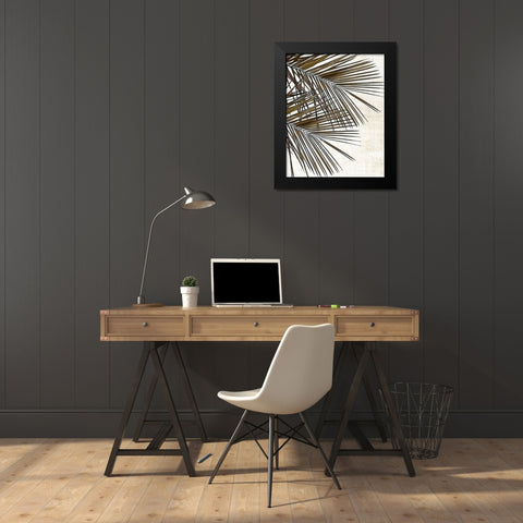 Palm I Black Modern Wood Framed Art Print by Carpentieri, Natalie