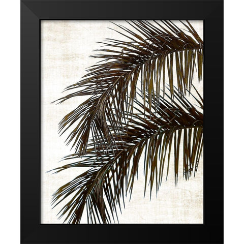 Palm II Black Modern Wood Framed Art Print by Carpentieri, Natalie
