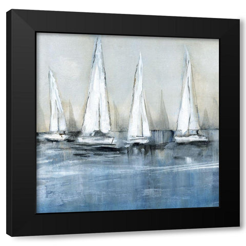 Waiting for the Sun - Detail II Black Modern Wood Framed Art Print by Jill, Susan