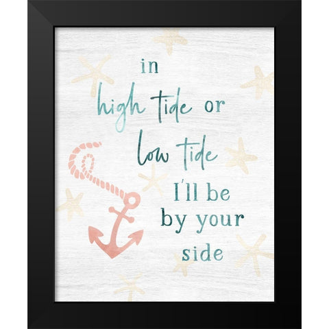 High Tide Black Modern Wood Framed Art Print by Carpentieri, Natalie