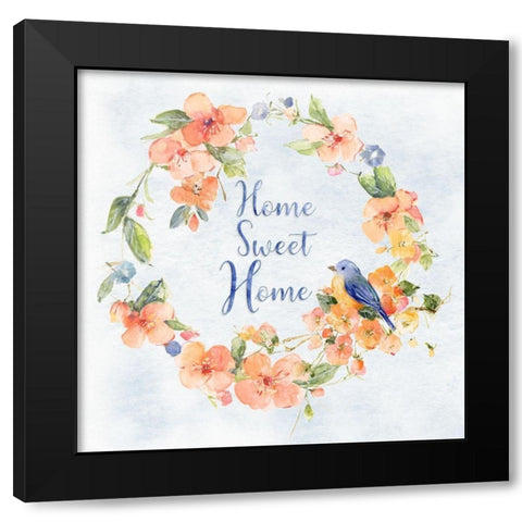 Sweet Song II Black Modern Wood Framed Art Print with Double Matting by Swatland, Sally