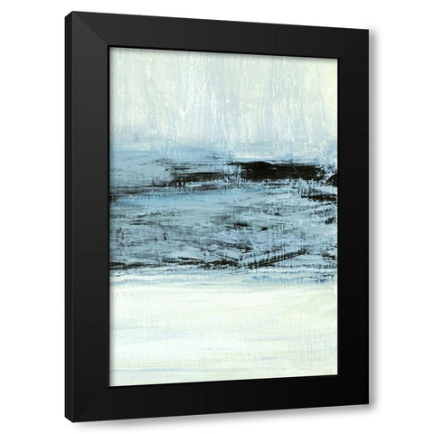 Indigo Wood II Black Modern Wood Framed Art Print by Jill, Susan