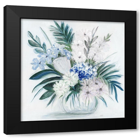 Blue Tropicana I Black Modern Wood Framed Art Print by Dunlap, Marilyn