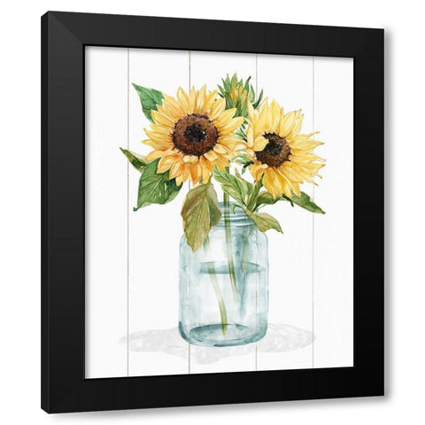 Sunny Day II Black Modern Wood Framed Art Print with Double Matting by Robinson, Carol