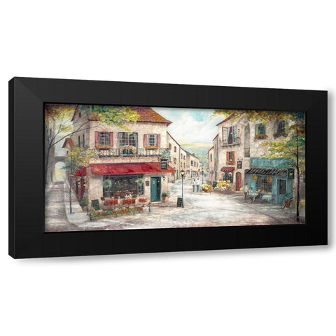 Happy Hour Black Modern Wood Framed Art Print with Double Matting by Manning, Ruane