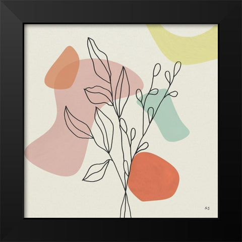 Growing Strong I Black Modern Wood Framed Art Print by Jill, Susan