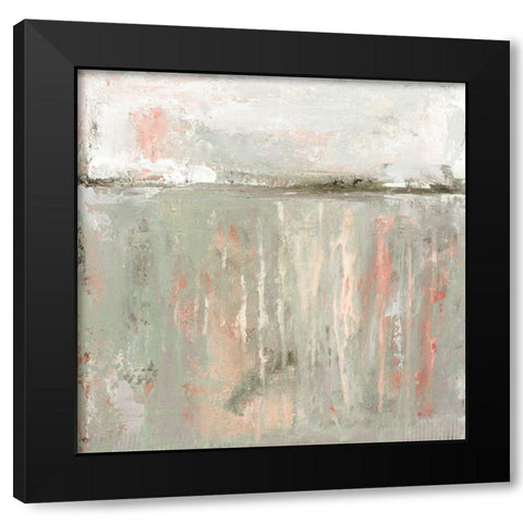 Softer Days Black Modern Wood Framed Art Print with Double Matting by Robinson, Carol