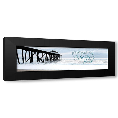 Grateful Pier Black Modern Wood Framed Art Print by Carpentieri, Natalie