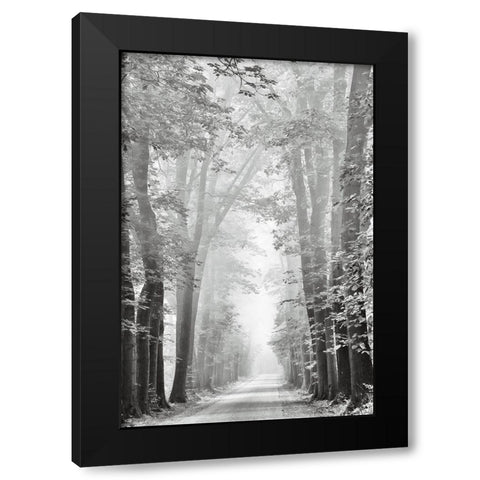 Cheer Up Black Modern Wood Framed Art Print with Double Matting by Van de Goor, Lars