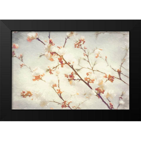 Springly Black Modern Wood Framed Art Print by Van de Goor, Lars
