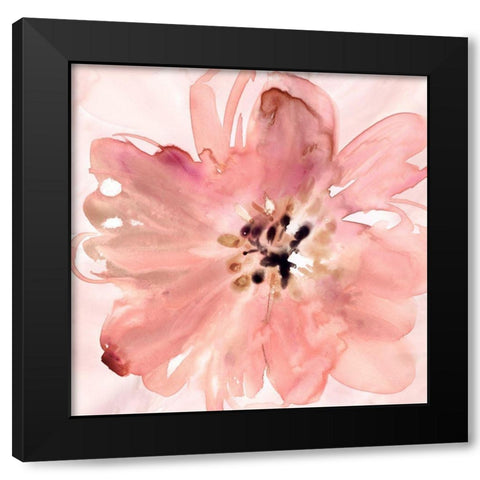 A Little Blush Black Modern Wood Framed Art Print by Robinson, Carol
