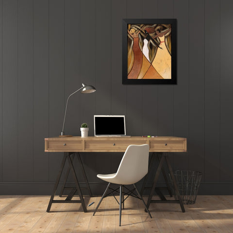 Beauty and Grace II Black Modern Wood Framed Art Print by Hefferan, Rob