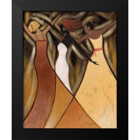 Beauty and Grace II Black Modern Wood Framed Art Print by Hefferan, Rob
