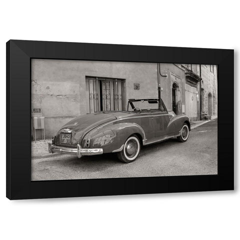 Classic Automobile Black Modern Wood Framed Art Print by Van de Goor, Lars