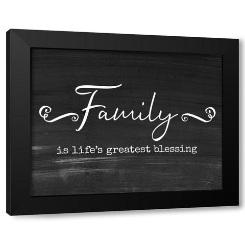 Greatest Blessing Black Modern Wood Framed Art Print with Double Matting by Murray, Amanda