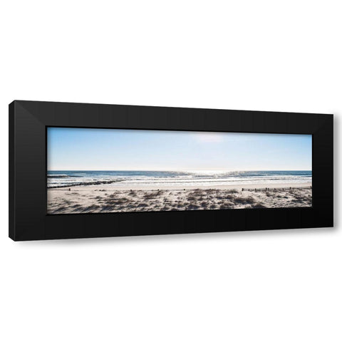 Sunday Surf Black Modern Wood Framed Art Print with Double Matting by Carpentieri, Natalie