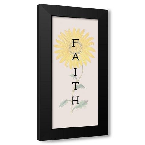 Faith Black Modern Wood Framed Art Print by Jill, Susan