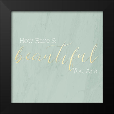 Rare and Beautiful Black Modern Wood Framed Art Print by CAD Designs