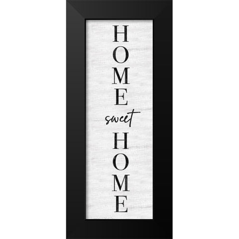 Sweet Home Black Modern Wood Framed Art Print by Carpentieri, Natalie