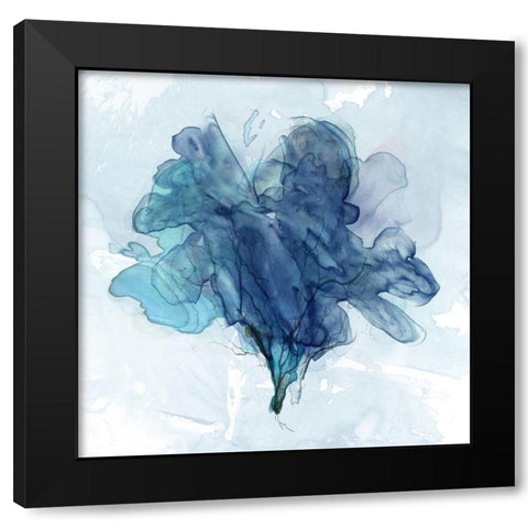 Coastal Coral III Black Modern Wood Framed Art Print with Double Matting by Robinson, Carol