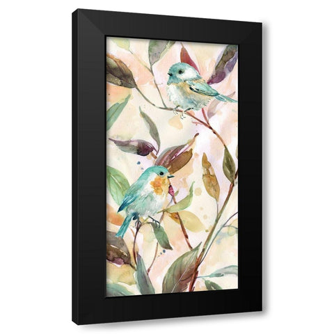 Bird Sanctuary I Black Modern Wood Framed Art Print by Robinson, Carol