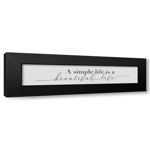Simple Beautiful Black Modern Wood Framed Art Print with Double Matting by CAD Designs