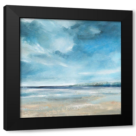 Clouds and Sunshine Black Modern Wood Framed Art Print by Robinson, Carol