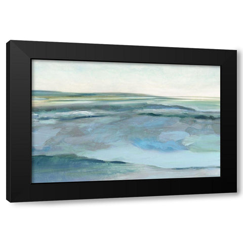 Low Tide Black Modern Wood Framed Art Print by Robinson, Carol
