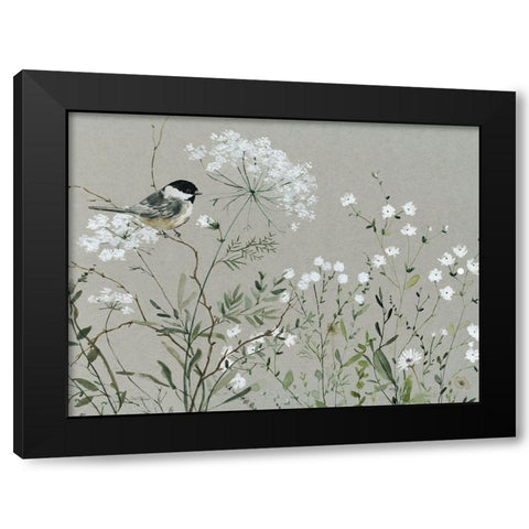 Bouquet of Grace Meadow I Black Modern Wood Framed Art Print with Double Matting by Robinson, Carol