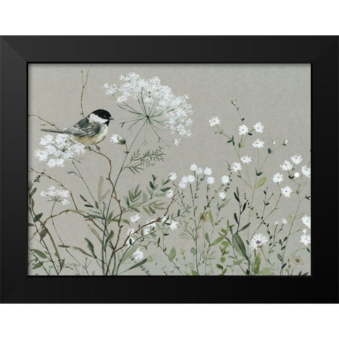 Bouquet of Grace Meadow I Black Modern Wood Framed Art Print by Robinson, Carol