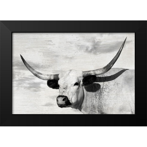 Buttercup Black Modern Wood Framed Art Print by Ditto, Larry