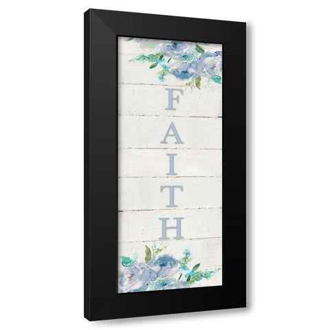 Faith Black Modern Wood Framed Art Print by Robinson, Carol