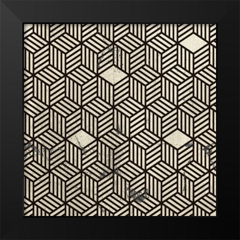 Black and White Box Black Modern Wood Framed Art Print by Jill, Susan