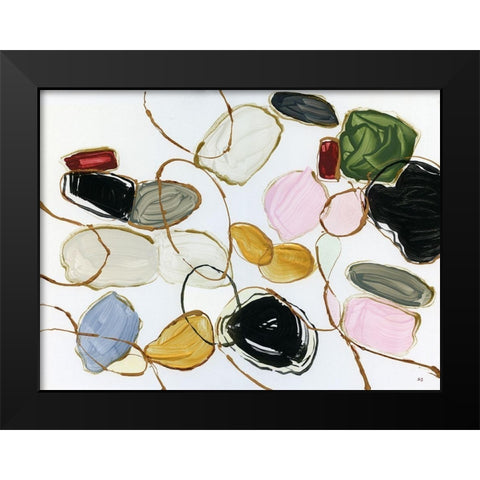 Versailles Treasures Black Modern Wood Framed Art Print by Jill, Susan