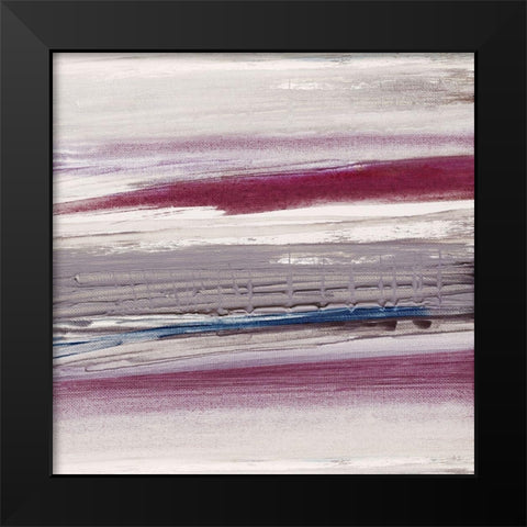 Picking Berries Black Modern Wood Framed Art Print by Jill, Susan