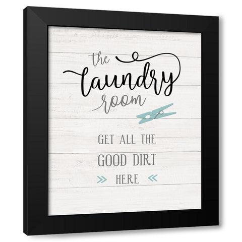 Good Dirt Black Modern Wood Framed Art Print by Carpentieri, Natalie