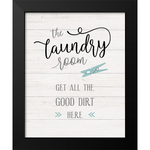 Good Dirt Black Modern Wood Framed Art Print by Carpentieri, Natalie