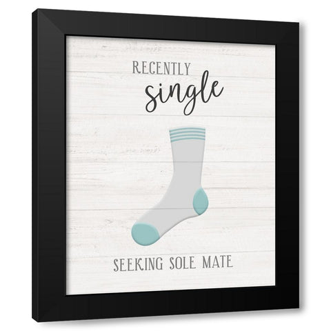 Single Black Modern Wood Framed Art Print by Carpentieri, Natalie