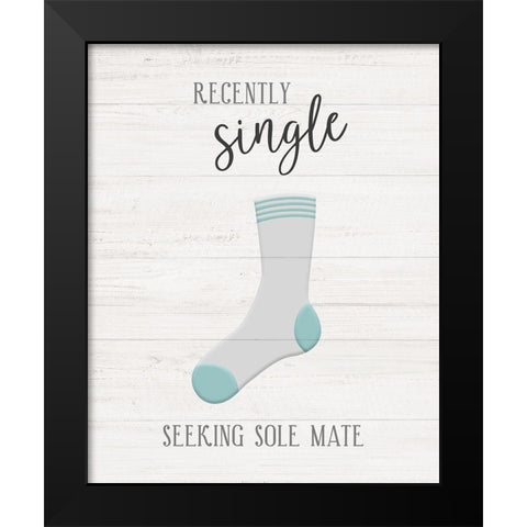 Single Black Modern Wood Framed Art Print by Carpentieri, Natalie