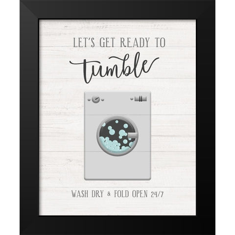 Tumble Black Modern Wood Framed Art Print by Carpentieri, Natalie