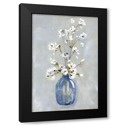 Cottage Blooming I Black Modern Wood Framed Art Print with Double Matting by Swatland, Sally