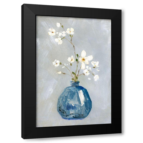 Cottage Blooming II Black Modern Wood Framed Art Print with Double Matting by Swatland, Sally