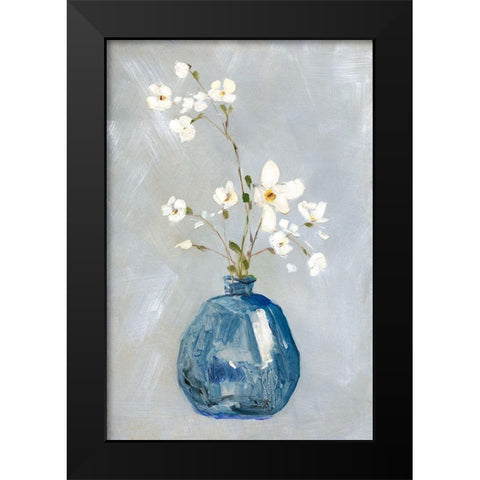 Cottage Blooming II Black Modern Wood Framed Art Print by Swatland, Sally