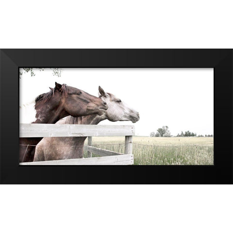 Conspirators Black Modern Wood Framed Art Print by Robinson, Carol