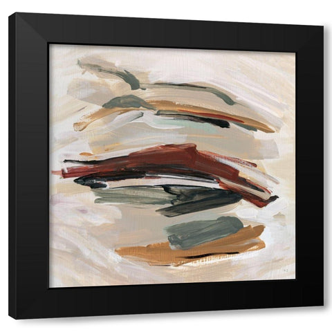 Spring Shadows Black Modern Wood Framed Art Print with Double Matting by Jill, Susan