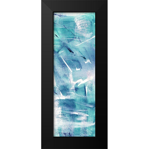 Aqua Terra II Black Modern Wood Framed Art Print by Jill, Susan