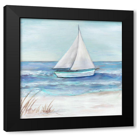 Gulf Shores I Black Modern Wood Framed Art Print by Dunlap, Marilyn