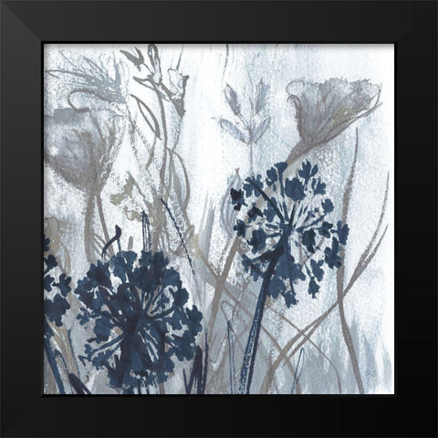 Indigo Field II Black Modern Wood Framed Art Print by Jill, Susan